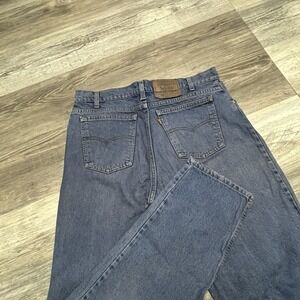 Vintage Levis Men's 550 Orange‎ Tab Relaxed Tapered Leg Jean 34x33 Dark USA Made